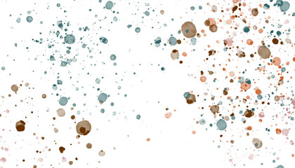 Abstract of color splatter as background