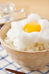 ふわふわ卵かけご飯