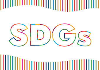 SDGsをイメージしたロゴと17色のフレーム