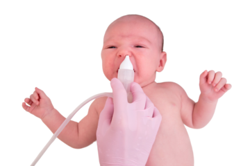 Dill in the hands of a woman in the kitchen, isolated on a white background. Female hands holding herbs for food. Kid aged two months