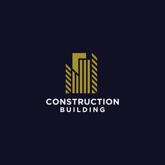 Vector dream house and building construction logo architect vector, modern, home contractor