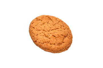 Oatmeal cookies isolated on a white background