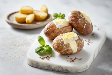 Perfectly Baked Potatoes in Product Photography