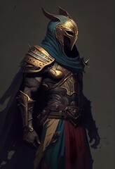 pharaonic superhero character concept art