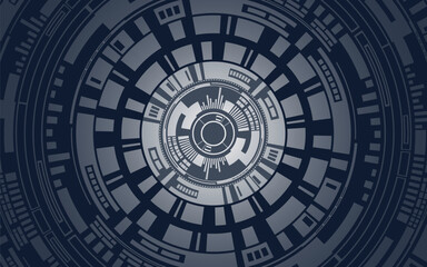 futuristic abstract background. Server, internet, speed. Futuristic tunnel HUD. Motion graphics for an abstract data center .vector illustrator,eps10,wireframe,background