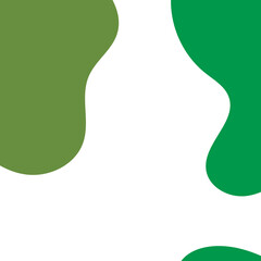 Green Abstract Shape Decor Transparent 