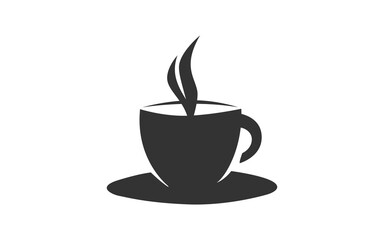 COFFE CUP logo mascot with isolated illustration for identity template