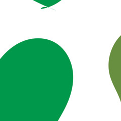 Green Abstract Shape Decor Transparent 