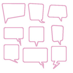 speech bubbles