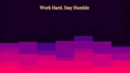 layered step motivational poster