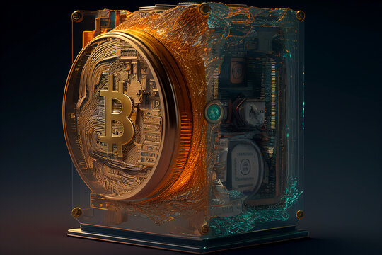 Bitcoin btc crypto gold futurist cash