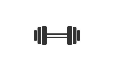 GYM FITNESS logo mascot with isolated illustration for identity template