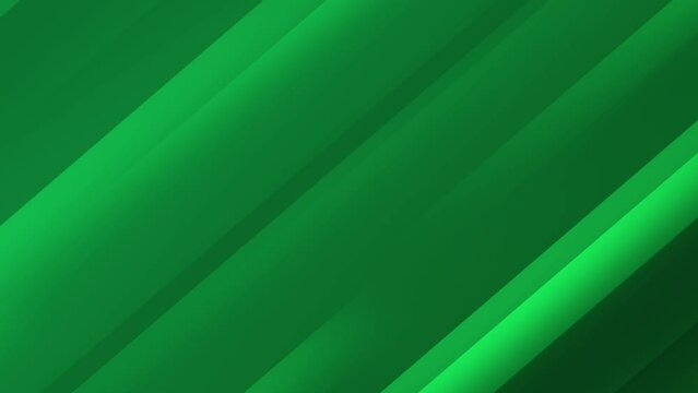 Modern green elegant shapes moving 4k animation abstract background. Green animation backdrop
