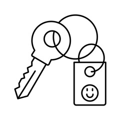 Key tag Vector Icon

