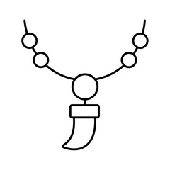 Jewellery pendant Vector Icon


