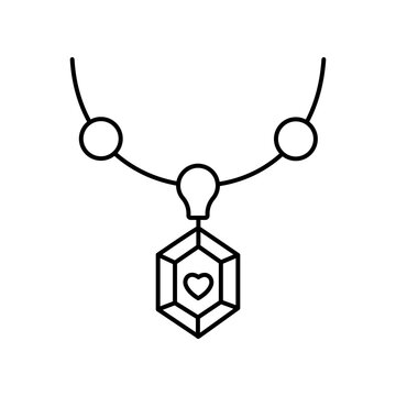 Necklace Vector Icon

