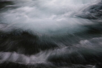 Obraz na płótnie Canvas Landscape photo of rushing water flow