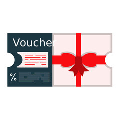 Vector Design Voucher Icon Style