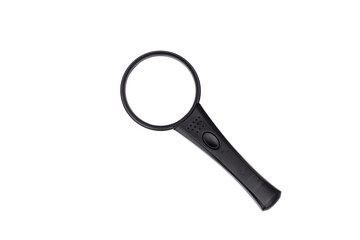 Magnifying glass tool isolated on white background