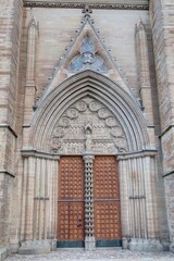 cathédrale et église au centre de Vasteras en Suède