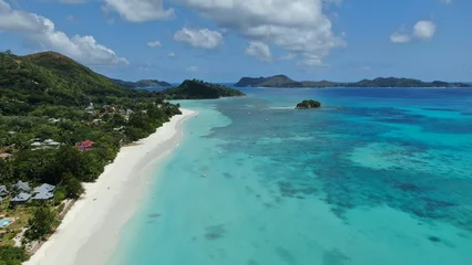 Foto op Canvas Amazing beaches in the Seychelles © Michael