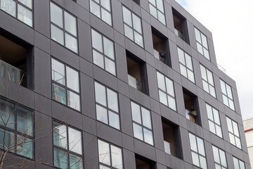 modern office building with windows