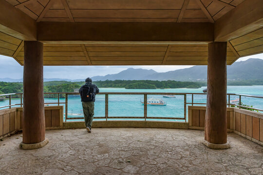 Beautiful landscape of the Kabira Bay in Ishigaki Island, Okinawa Prefecture, Japan
