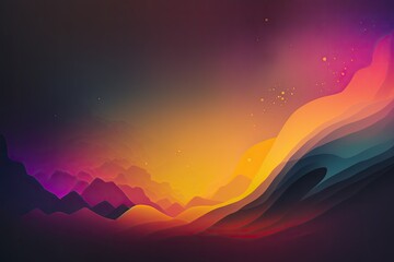 Gradient abstract background with rays