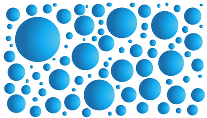 White abstract background with blue balls. Perfect for wallpapers, posters, website backgrounds and more