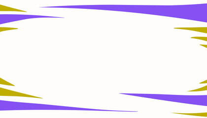 Abstract background with yellow and purple patterns on a white background