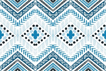 Geometric ethnic oriental ikat gypsy folk Mexican Mexico Indian tribal Aztec Boho motif African American native seamless pattern traditional Design for background, carpet, wallpaper, clothing, textile