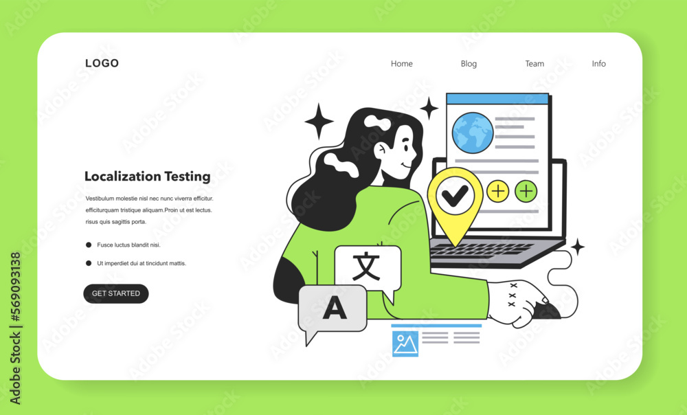Poster localization testing technique web banner or landing page. software testing