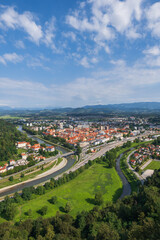 Fototapeta na wymiar City of Celje in Slovenia