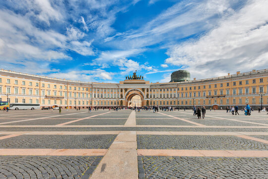 General Staff and Ministries Building, Palace square, Saint Petersburg, Russia