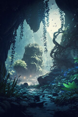 stunning view of Pandora's beautiful scenery