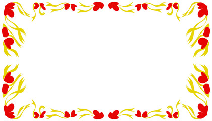 Abstract background with a red frame. Perfect for wallpapers, website backgrounds, posters, banners