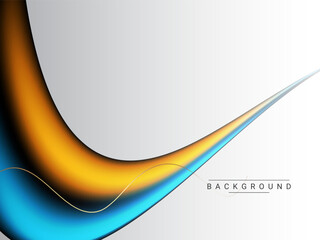 Abstract colorful flow wave design background