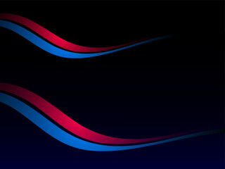 Abstract smooth stylish colorful wave design background