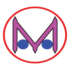 loggo M vector design illustration