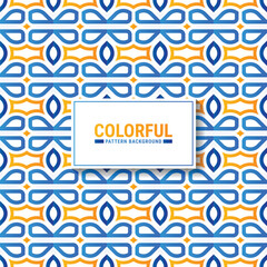 Colorful abstract geometric pattern design
