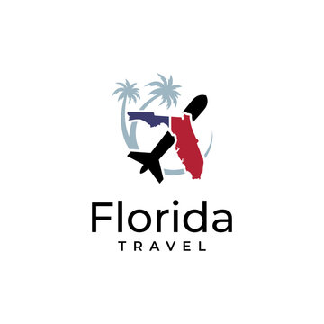florida travel and transportation logo design