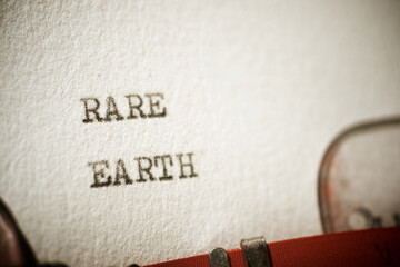 Rare earth text