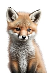 Fototapeta premium 3D Animal Character From, Color Style in white background with Nursery Concept Design, Color Safari, Generative Ai