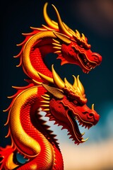 chinese dragon statue