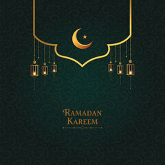 Islamic Ramadan Kareem Background Illustration