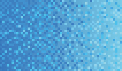 Vector Blue Pixel Texture Background Illustration.