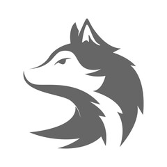 Wolf logo icon design
