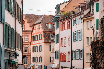old town houses in the city