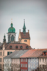 Fototapeta na wymiar big beautiful church in Basel