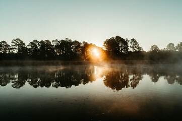 Sunrise at Lake Bastrop South Shore Park